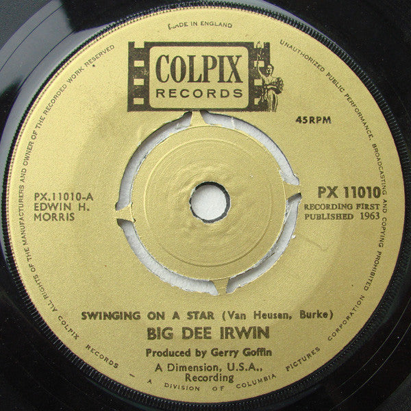 Big Dee Irwin - Swinging On A Star (7", Single, 4-P)