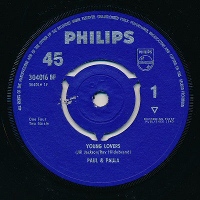 Paul & Paula - Young Lovers (7", Single)