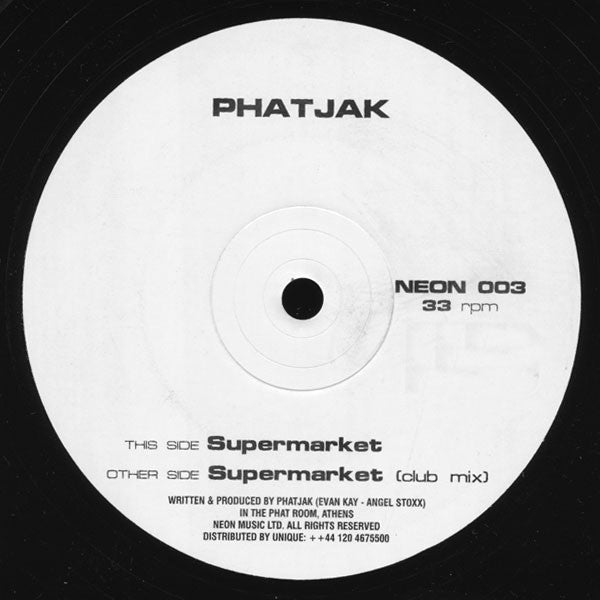 Phatjak - Supermarket (12")