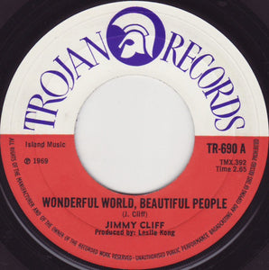 Jimmy Cliff - Wonderful World, Beautiful People (7", Single)