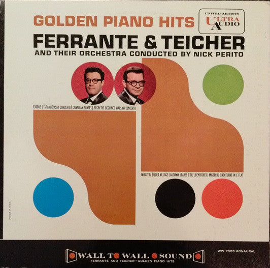 Ferrante & Teicher - Golden Piano Hits (LP, Album, Mono, Gat)