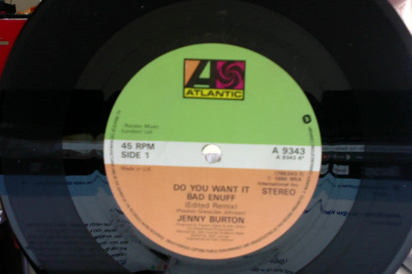 Jenny Burton - Do You Want It Bad Enough (7", Single)