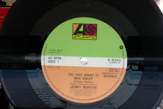 Jenny Burton - Do You Want It Bad Enough (7", Single)
