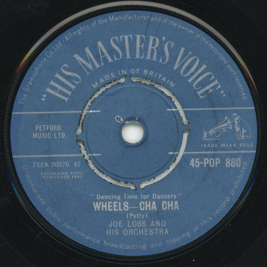 Joe Loss & His Orchestra - Wheels - Cha Cha (7")