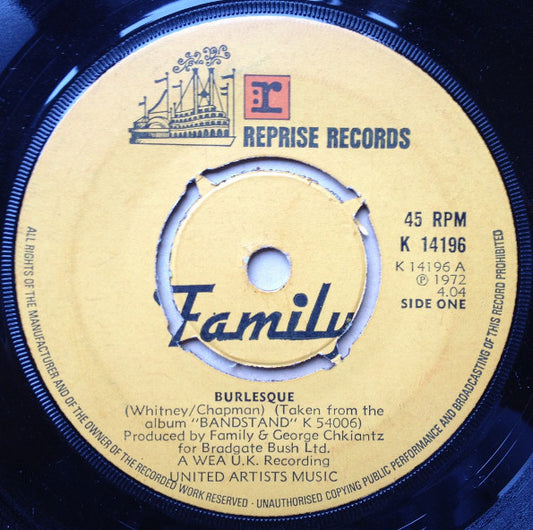 Family (6) - Burlesque  (7", Single, Pus)