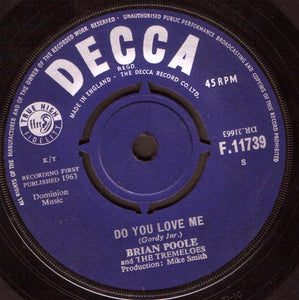 Brian Poole & The Tremeloes - Do You Love Me (7", Single)