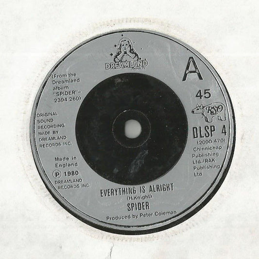 Spider (12) - Everything Is Alright (7", Single)