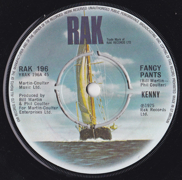 Kenny (3) - Fancy Pants (7", Single, Kno)