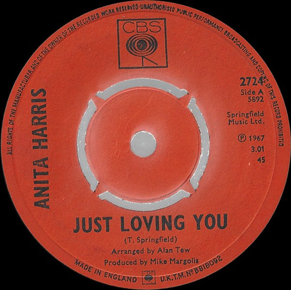 Anita Harris - Just Loving You (7