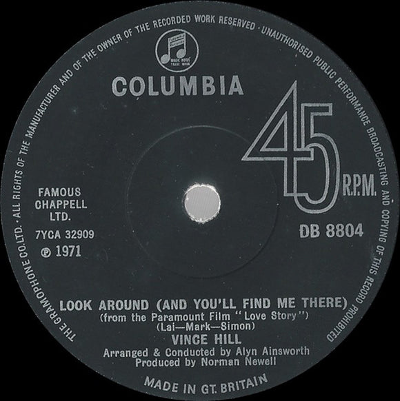 Vince Hill - Look Around (And You'll Find Me There) (7