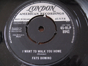 Fats Domino - I Want To Walk You Home (7", 4 P)