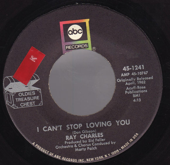 Ray Charles - I Can't Stop Loving You / You Are My Sunshine (7
