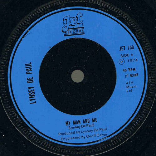 Lynsey De Paul - My Man And Me (7", Inj)