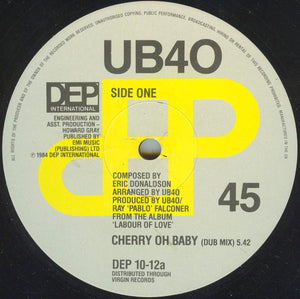 UB40 - Cherry Oh Baby (Dub Mix) (12")