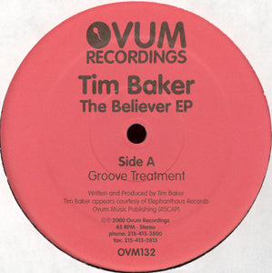 Tim Baker - The Believer EP (12", EP)