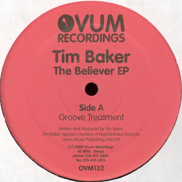 Tim Baker - The Believer EP (12