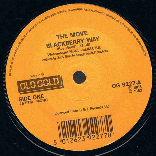 The Move - Blackberry Way / Brontosaurus (7