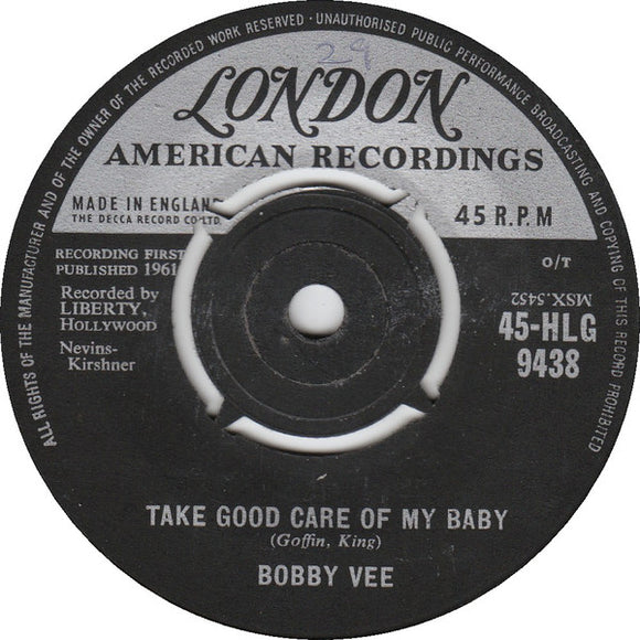 Bobby Vee - Take Good Care Of My Baby (7