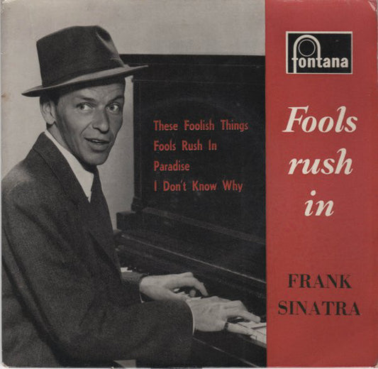 Frank Sinatra - Fools Rush In (7", EP)