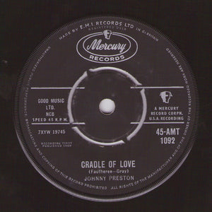 Johnny Preston - Cradle Of Love (7", Single)