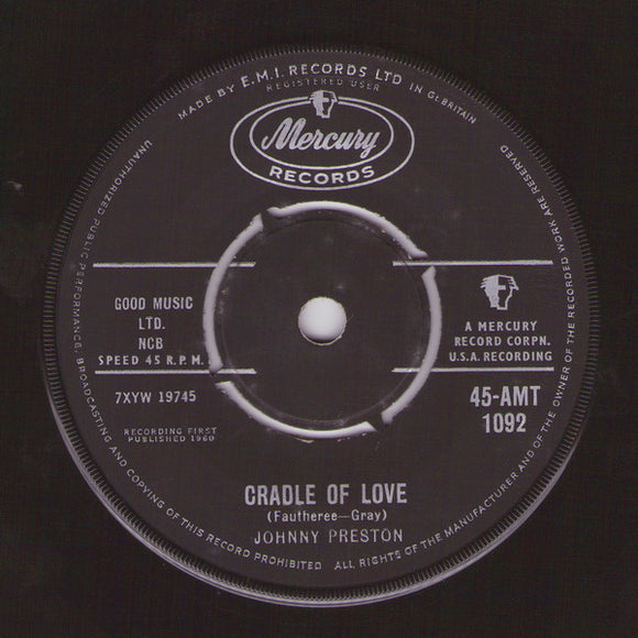 Johnny Preston - Cradle Of Love (7