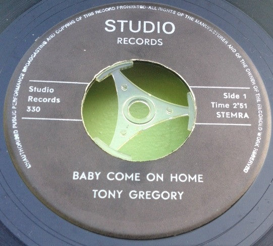 Tony Gregory, Lord Creator - Baby Come On Home / The End (7