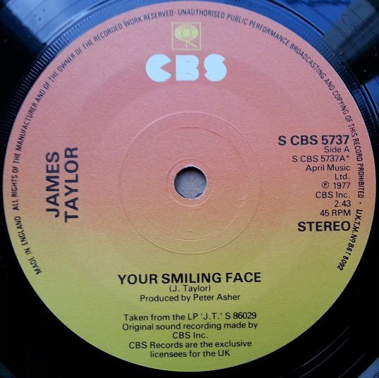 James Taylor (2) - Your Smiling Face (7