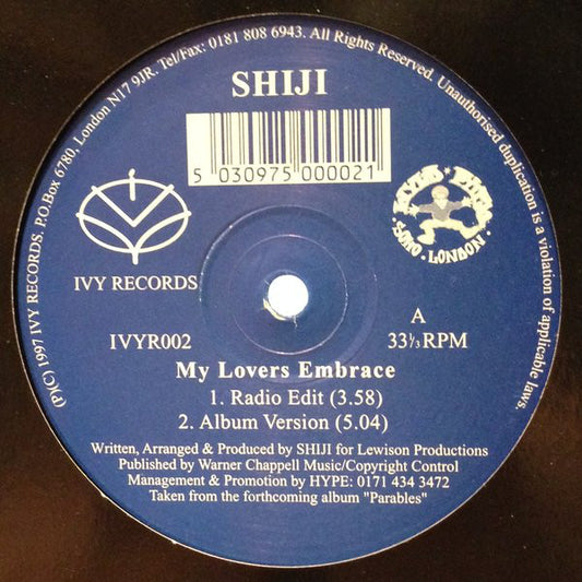 Shiji - My Lovers Embrace / Money (12")