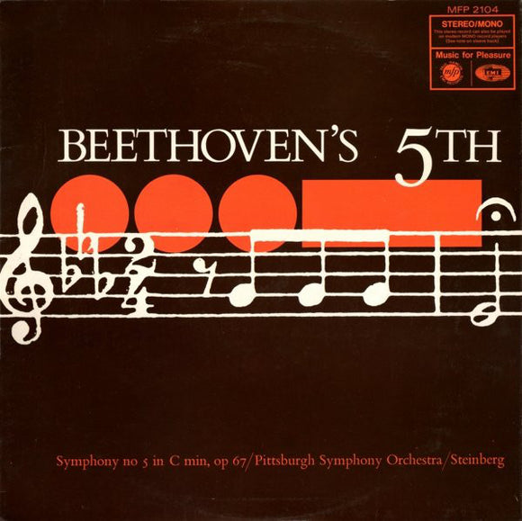 Pittsburgh Symphony Orchestra* / Steinberg* - Beethoven's 5th - Symphony No 5 In C Min, Op 67 (LP, Mono)