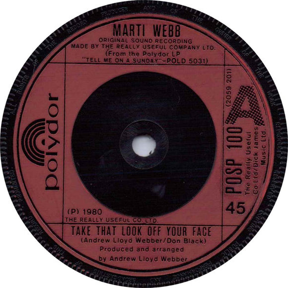 Marti Webb - Take That Look Off Your Face (7