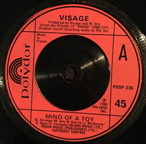 Visage - Mind Of A Toy (7", Single)