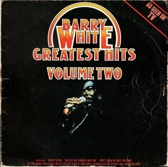 Barry White - Greatest Hits Volume Two (LP, Comp)