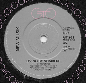 New Musik - Living By Numbers (7", Single, Com)
