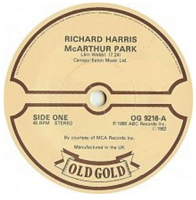 Richard Harris - Macarthur Park (7", Single, RE)