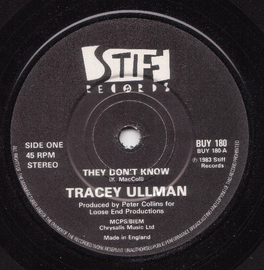 Tracey Ullman - They Don't Know (7", Single)