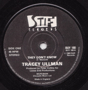Tracey Ullman - They Don't Know (7", Single)
