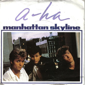 a-ha - Manhattan Skyline (7", Single, Sil)