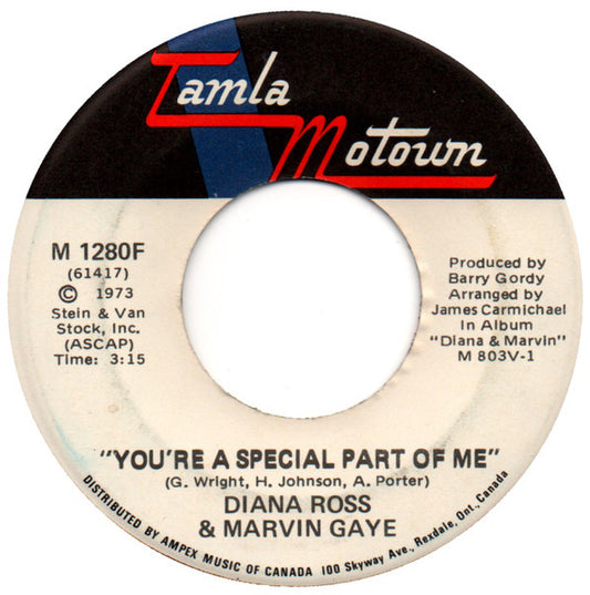 Diana Ross & Marvin Gaye - You're A Special Part Of Me (7")