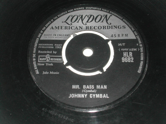 Johnny Cymbal - Mr. Bass Man (7