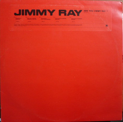 Jimmy Ray - Are You Jimmy Ray? (2x12", Promo)