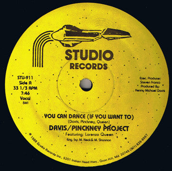 Davis / Pinckney Project Featuring Lorenzo Queen - You Can Dance (If You Want To) (12