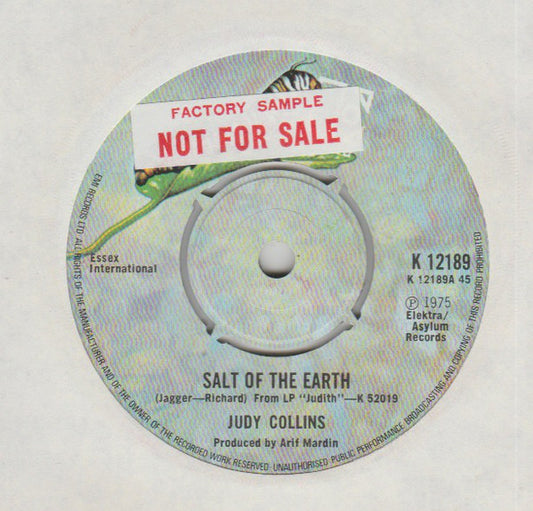 Judy Collins - Salt Of The Earth (7", Single)