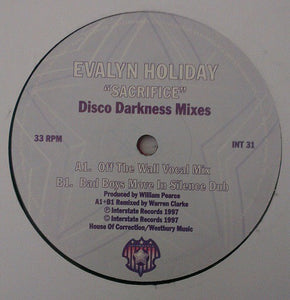 Evalyn Holiday* - Sacrifice (Disco Darkness Mixes) (10")