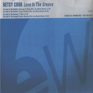Betsy Cook - Love Is The Groove (12", Promo)