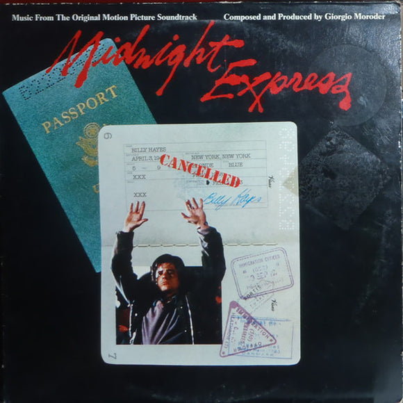 Giorgio Moroder - Midnight Express (Music From The Original Motion Picture Soundtrack) (LP, Album)