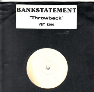 Bankstatement - Throwback (12", Single, Promo, W/Lbl)
