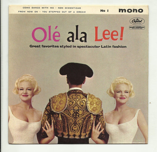 Peggy Lee With Joe Harnell's Music* - Ole ala Lee (7", EP, Mono)