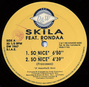Skila Feat. Rondaa - So Nice (12", Maxi)
