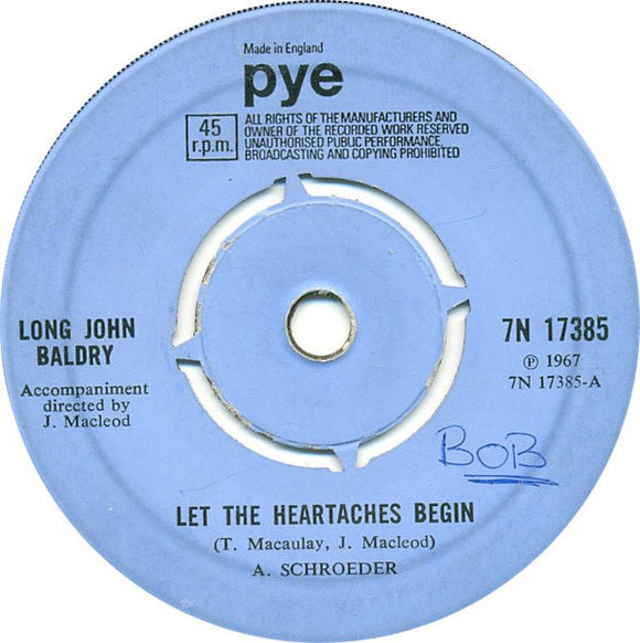 Long John Baldry - Let The Heartaches Begin (7