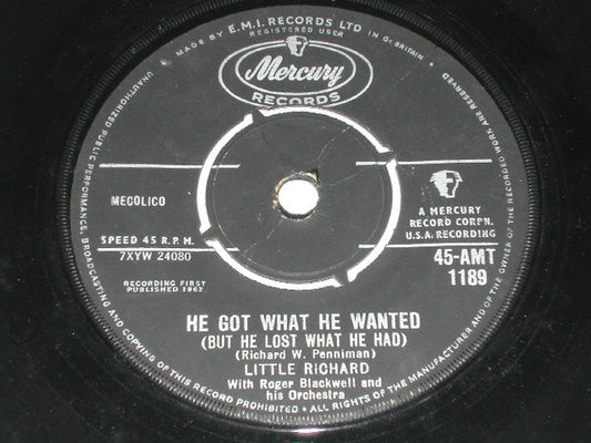 Little Richard - He Got What He Wanted (But He Lost What He Had) / Why Don't You Change Your Ways (7", Single, Mono)